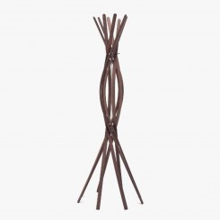 Horm Garderobenständer Twist mokka JT1603 - Buche Massiv Mokka