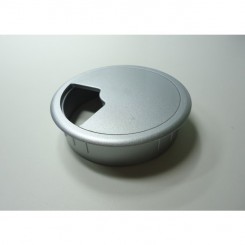 Assmann Kabeldurchlassbuchse rund weißaluminium KDB/L 