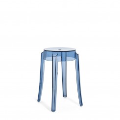 Kartell Hocker Charles Ghost 46 cm staubblau 4897Z4 