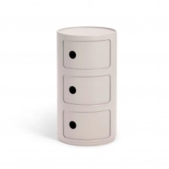 Kartell Componibili Bio 3 Fächer creme 5970PA 