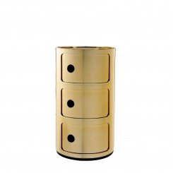 Kartell Componibili Metal 3 Fächer gold 5967GG 