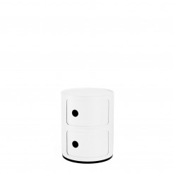 Kartell Componibili Recycled 2 Fächer mattweiß 498603 