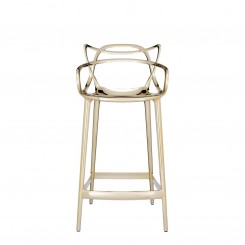 Kartell Barhocker Masters Metallic gold Sitzhöhe 65cm 5849GG 