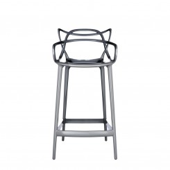 Kartell Barhocker Masters Metallic titan Sitzhöhe 65cm 5849TT 
