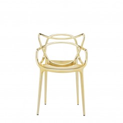Kartell Stuhl Masters Metallic gold 5864GG 