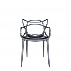 Kartell Stuhl Masters Metallic titan 5864TT 