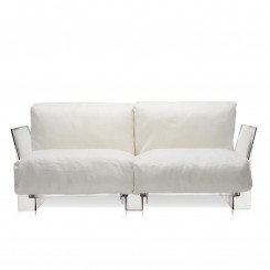 Kartell Pop Outdoor Sofa 2-Sitzer Sunbrella weiß 704220 