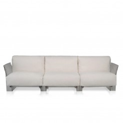 Kartell Pop Outdoor Sofa 3-Sitzer Sunbrella sand 704321 