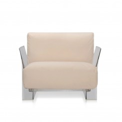 Kartell Pop Outdoor Sessel Sunbrella taubengrau 704122 