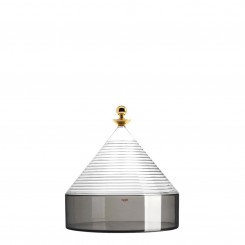Kartell Trullo Aufbewahrungsbehälter kristall/fumé 1550CF 
