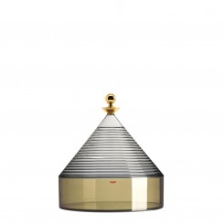 Kartell Trullo Aufbewahrungsbehälter fumé/grün 1550FG 