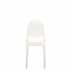 Kartell Stuhl Victoria Ghost weißglänzend 4857E5 