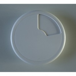 Assmann Kabeldurchlassbuchse rund Signalweiß KDB/LW 