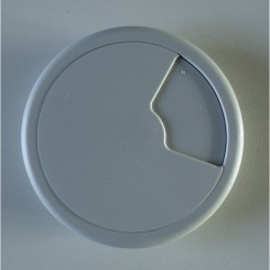 Assmann Kabeldurchlassbuchse rund Lichtgrau KDB/L 