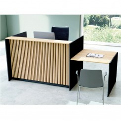 Kerkmann Theke Marino up & down, mit Besprechungstisch 