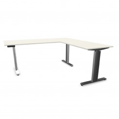 Kerkmann Steh-Sitztisch Move 3 Tube Winkelarbeitsplatz, elektrisch, konfigurierbar 