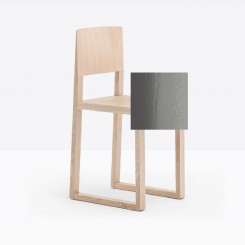 Pedrali Brera Stuhl 380 grau, 1 Stück