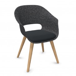 Köhl Klean Mehrzweckstuhl 4-Bein Holzgestell, konfigurierbar 