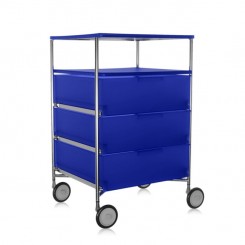 Kartell Mobil Container 3+1 mit Rollen kobaltblau 2020L2 