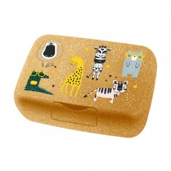 Koziol Lunchbox Candy L Zoo nature wood 1437702 