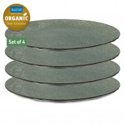 Koziol CLUB PLATE 4 flache Teller 260 mm nature ash grey 5005701 