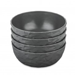 Koziol Schale CLUB BOWL 700ml 4-teilig nature ash grey 8637701 