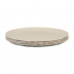 Koziol CLUB PLATE 4er-Set flache Teller, 260 mm, nature desert sand 8638700 