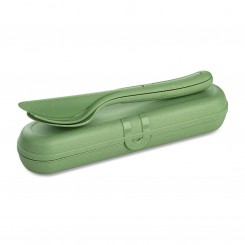 Koziol KLIKK READY Besteckset mit Etui nature leaf green 7070703 