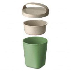 Koziol BUDDY 0,5 Snackpot mit Einsatz und Deckel nature leaf green 7241703 