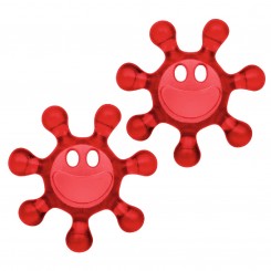 Koziol Drehverschlussöffner Sunny 2.0 transparent red 37550536 