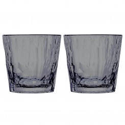 Koziol Superglas CLUB No. 22 250ml 2er Set, transparent grey 4487540 