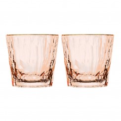 Koziol Superglas CLUB No. 22 250ml 2er Set, transparent rose quartz 4487654 