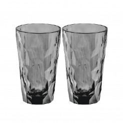 Koziol Superglas CLUB NO. 6, 2er Set, crystal grey, 300 ml transparent 4406540 