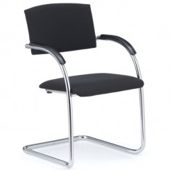 L&C Stendal Freischwingerstuhl Athos Sitz und Lehne getrennt, gepolstert 442-3 