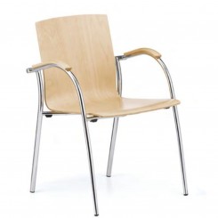 L&C Stendal Stapelstuhl Athos ungepolstert 442-2 