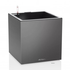 Lechuza Pflanzgefäß Canto Premium 40 low LED anthrazit metallic 13783 
