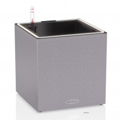 Lechuza Pflanztopf Canto Stone 30 low LED steingrau 13630 