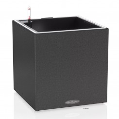 Lechuza Pflanztopf Canto Stone 40 low LED graphitschwarz 13692 