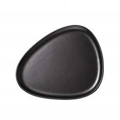 Lind DNA Speiseteller Curve Stoneware 2er Set schwarz 990162 