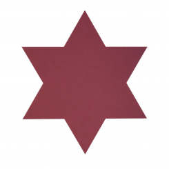 Lind DNA Tischset Stern Star Nupo red 34,5x34,5cm 87010 