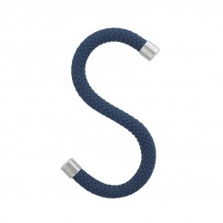 Peppermint Products Loop HOOK Textil-S-Kleiderhaken aus Seil / 5er Set blau PMP_0021_BU_00 