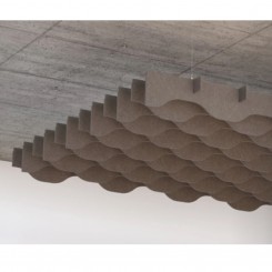 Manade Canopée Wave, Welle Deckenabsorber, freihängend, konfigurierbar 