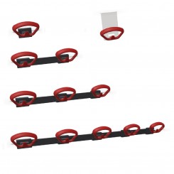 Manade Kobe Wandhaken, Wandgarderobenleiste mit 2, 3 oder 5 Haken, konfigurierbar 