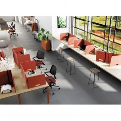 Manade Oasis Fold Schreibtisch Trennwand akustisch wirksam, konfigurierbar 