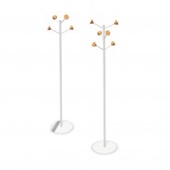 Manade Olea Garderobenständer mit 4, 6 Holzhaken, konfigurierbar 