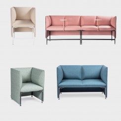 Materia Alto Sessel + Sofa Serie, konfigurierbar 