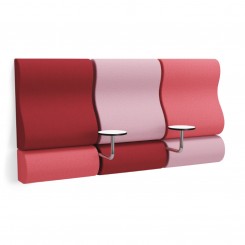 Materia Lean In Wandbank, konfigurierbar 