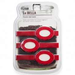 Elastische Etiketten La Bella M rot MB807 