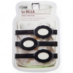 Elastische Etiketten La Bella M schwarz MB809 