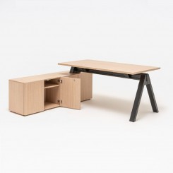 mdd Viga M, Schreibtisch mit Managerschrank, konfigurierbar 